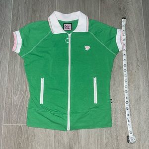 LA Kitty Collared Tennis Top ⚫︎ Large
